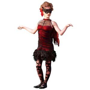 Raven Halloween Costume with Wings Princess Paradise Girls Large 10-12 NEW